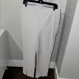 NWT, Athleta Light Gray Wander Slim Straight Crop